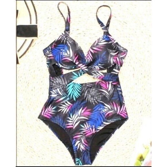 Tropical monokini one piece sz XXL - Picture 2 of 4